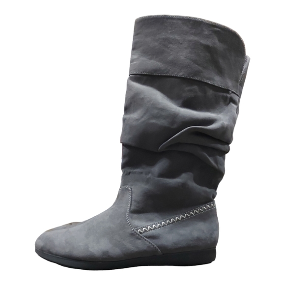 St. John's Bay Gray Synthetic Slouch Boots Women's Size 9.5 - Picture 5 of 8